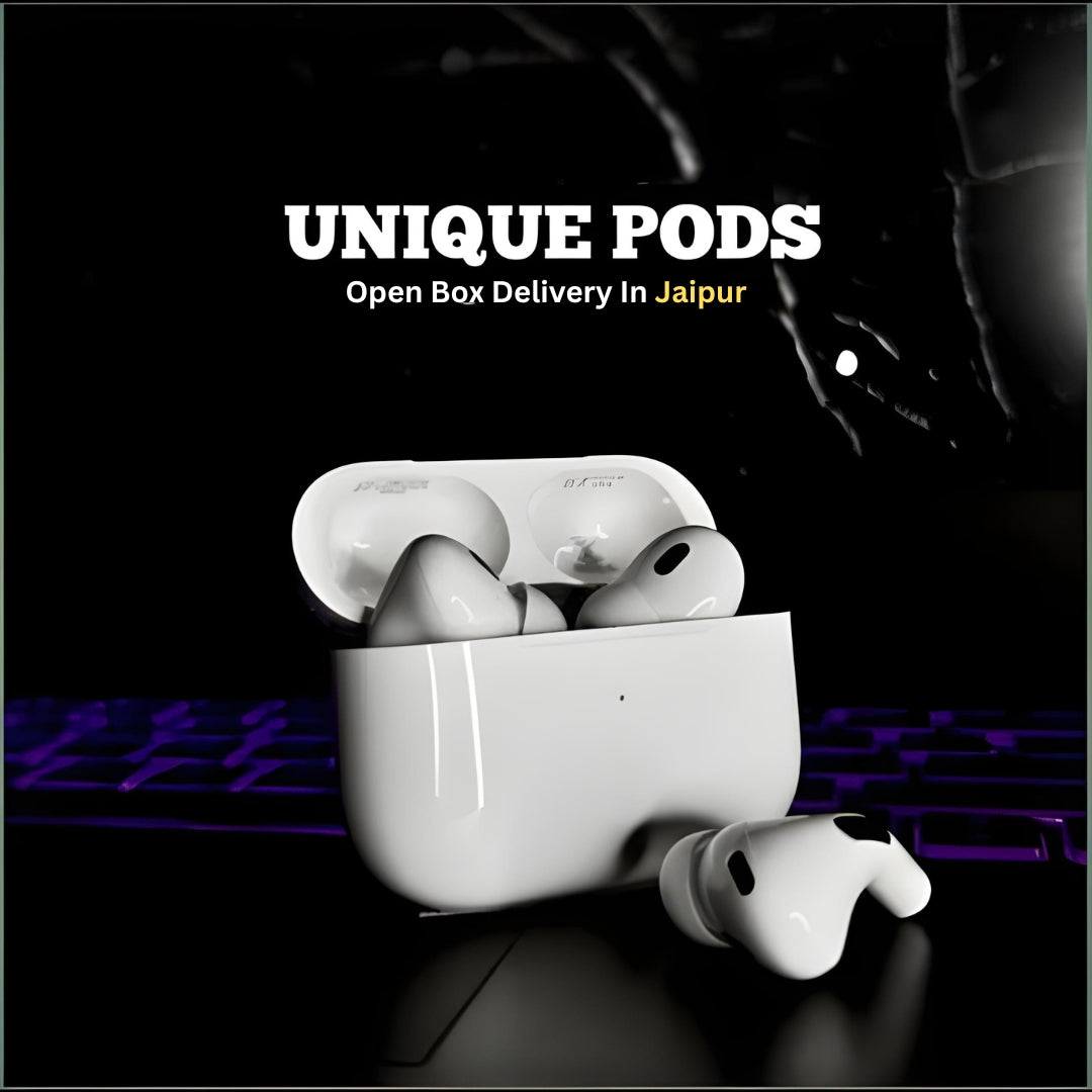 AIRPODS PRO 2nd Generation - 100% ANC 1 YEAR WARRANTY (Open Box Delivery In Jaipur)