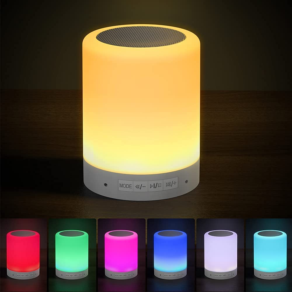 LED Touch Lamp Bluetooth Speaker, Wireless Speaker Light