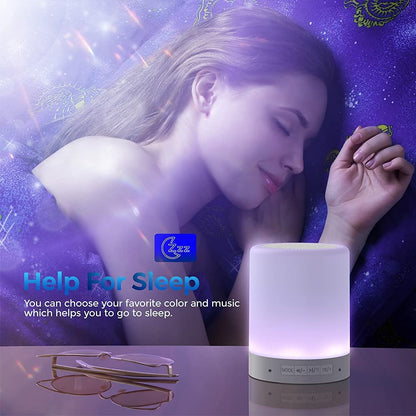 LED Touch Lamp Bluetooth Speaker, Wireless Speaker Light