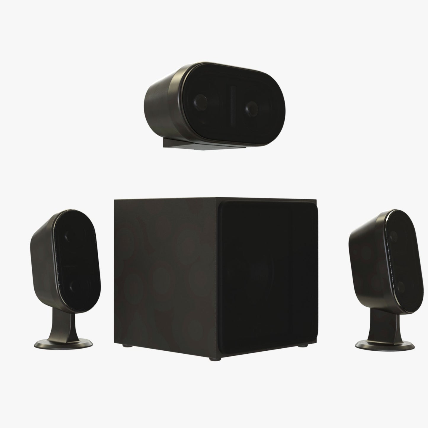 Generic Speakers 3D Model