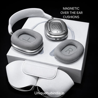 UNIQUEPODS MAX ON EAR BLUETOOTH HEADPHONES WITH MAGNETIC EAR CUSHIONS ( BEST QUALITY EVER )