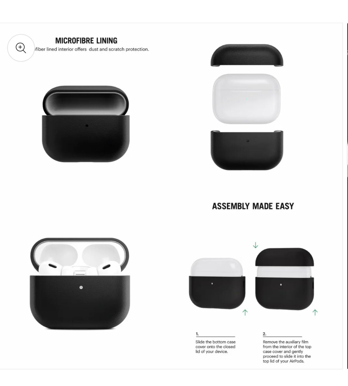6 in 1  combo - UNIQue PODS PRO 2  FREE MAGSAFE POWERPACK 10000 MAH FREE 4 IN 1 MULTI CHARGING CABLE with silicon cover with sticky pods with mobile stand